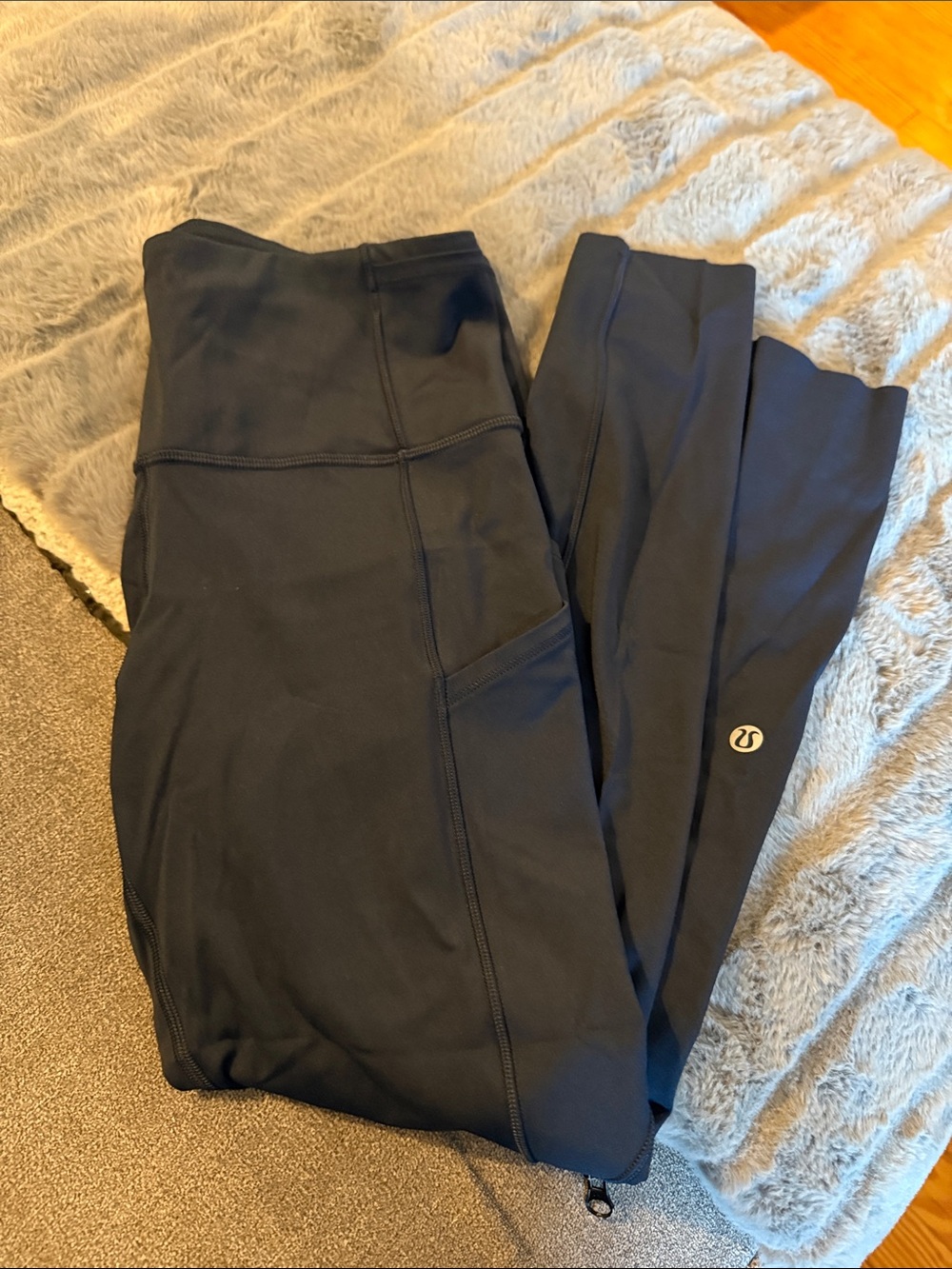 lululemon athletica navy High-Rise Pocket Leggings with Logo